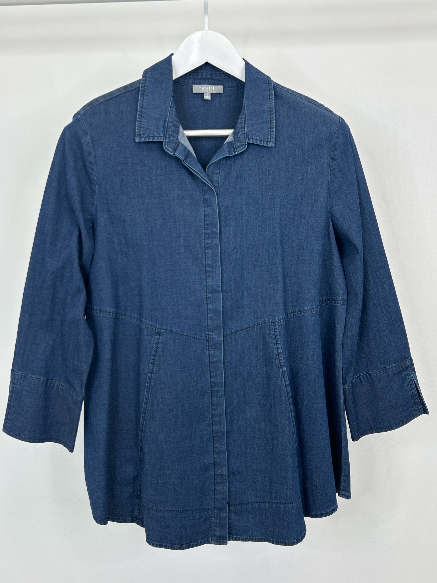 HABITAT Size S BLUE DENIM Women Shirt