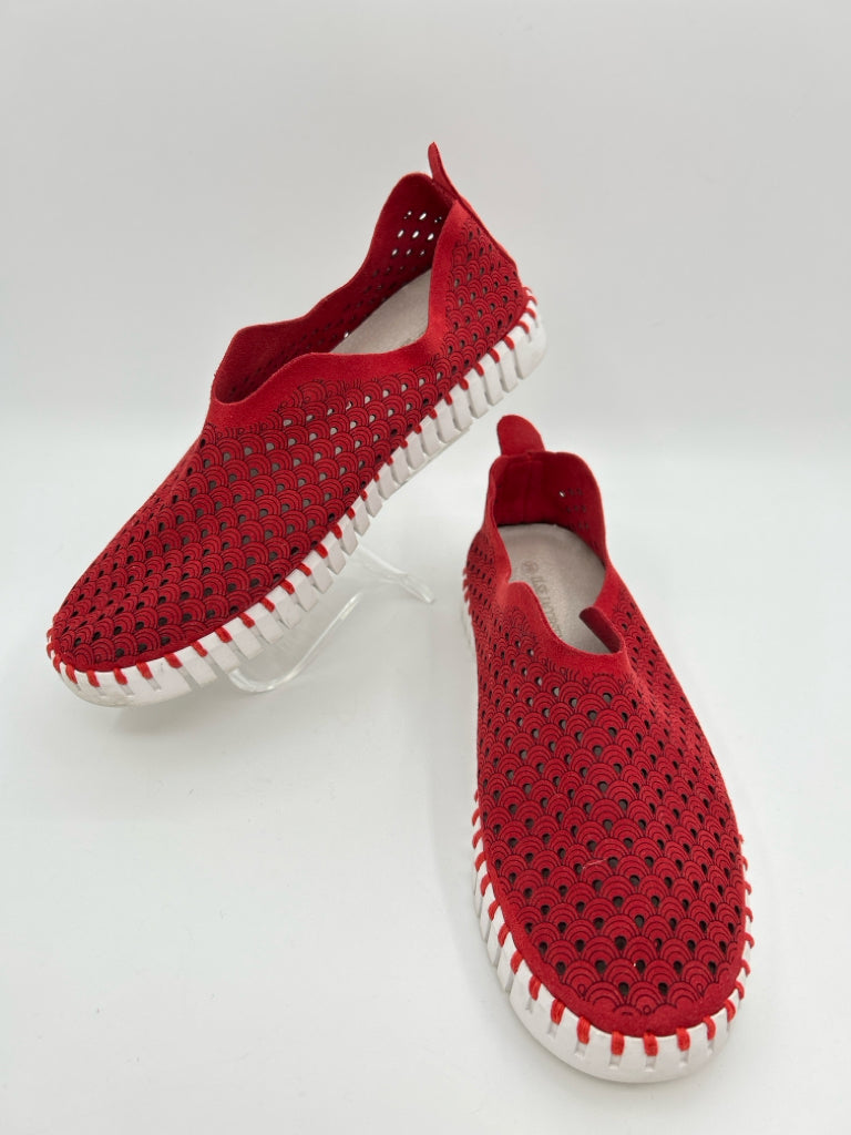 ILSE JACOBSEN Women Size 39 Red Shoes