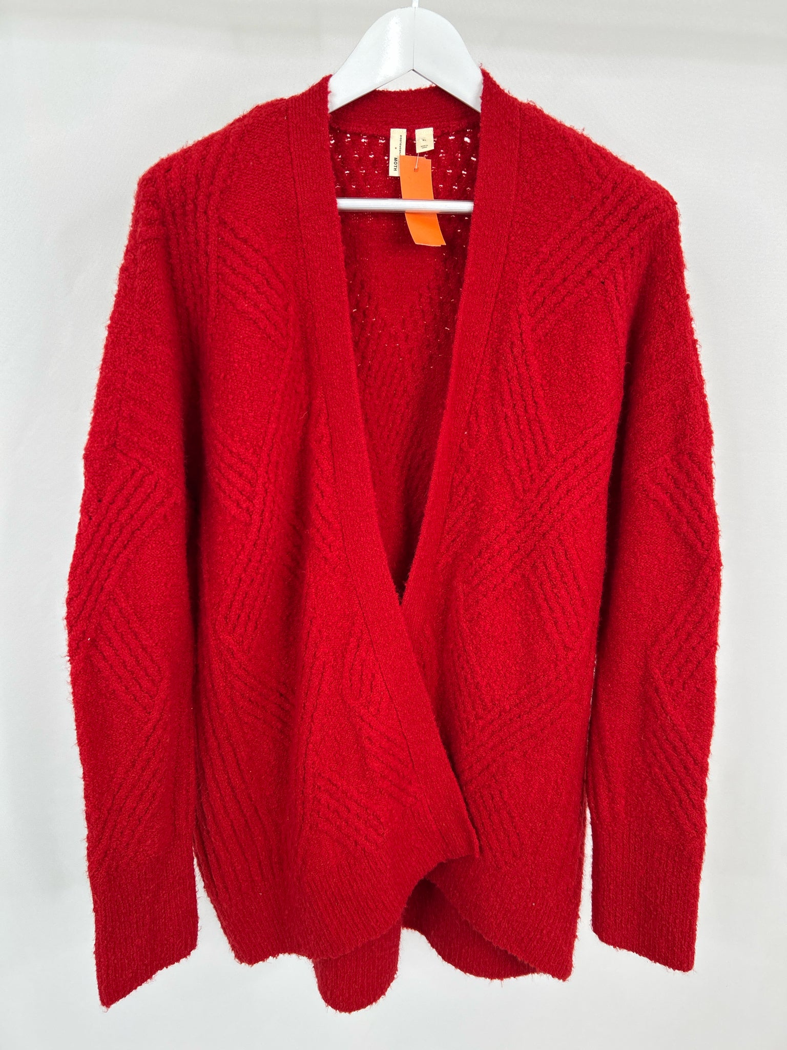 MOTH Size XL Red Women Cardigan