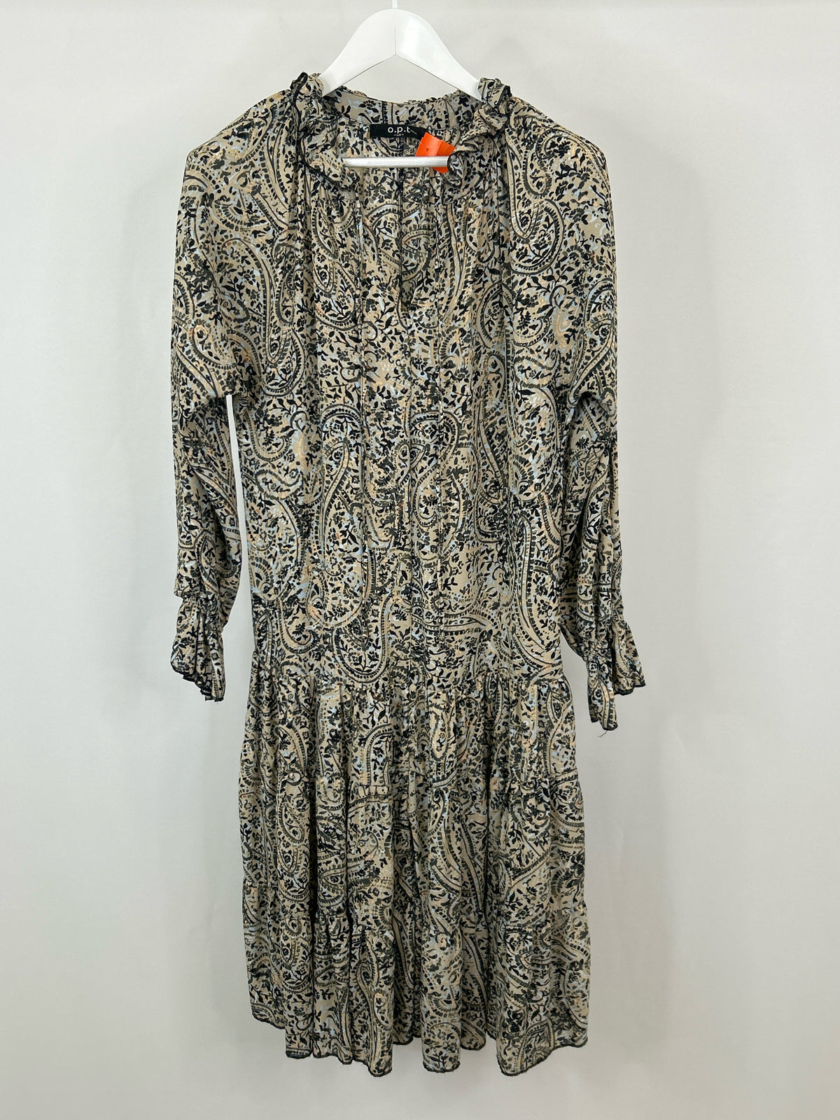 OPT Size XS CREAM AND BLACK Women Dress