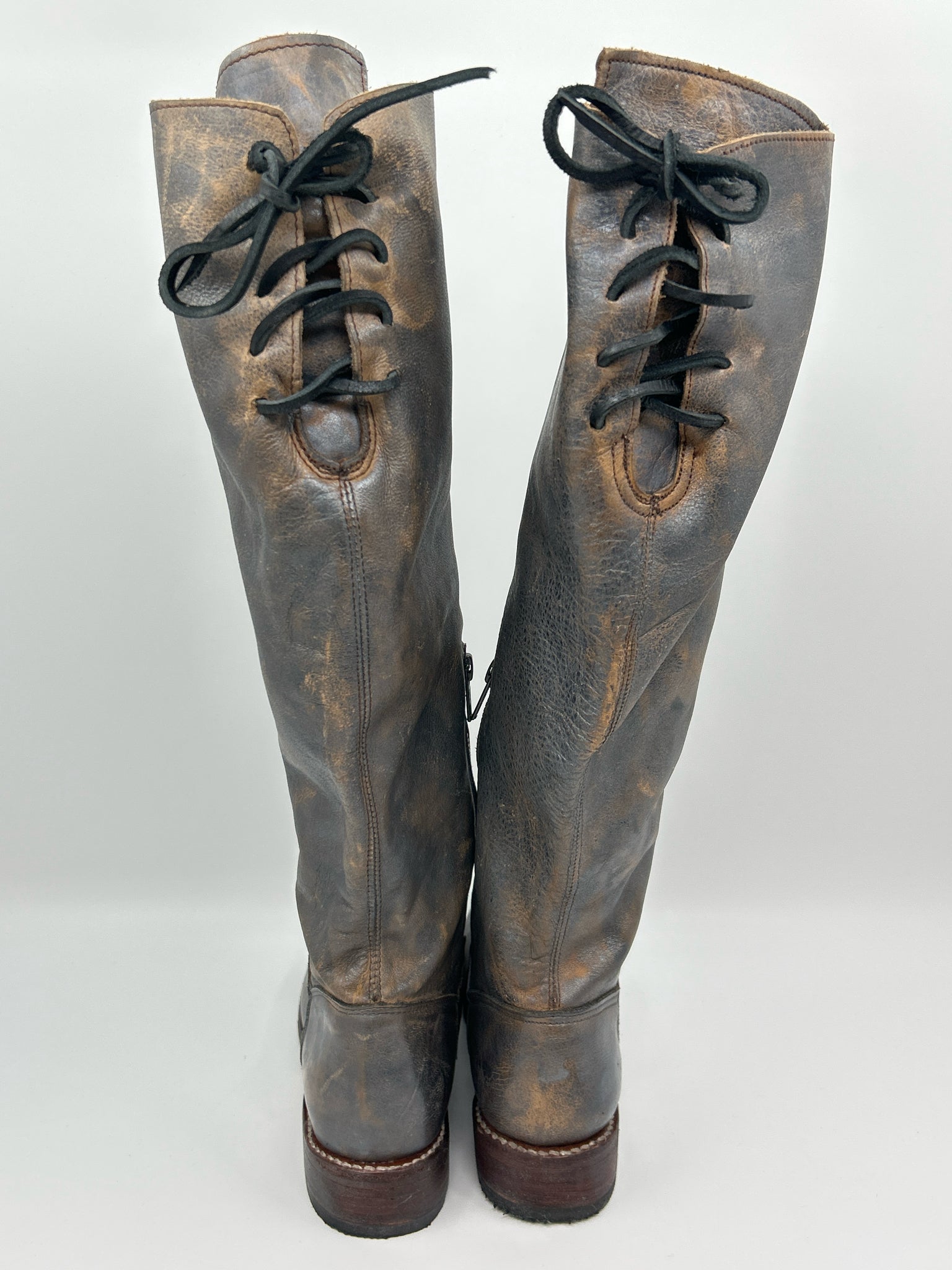 BED STU Size 6 Grey Women Boots