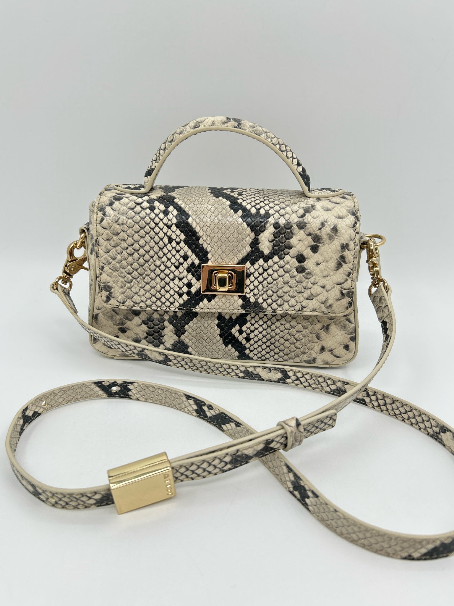 J. CREW Beige Print Women Purse