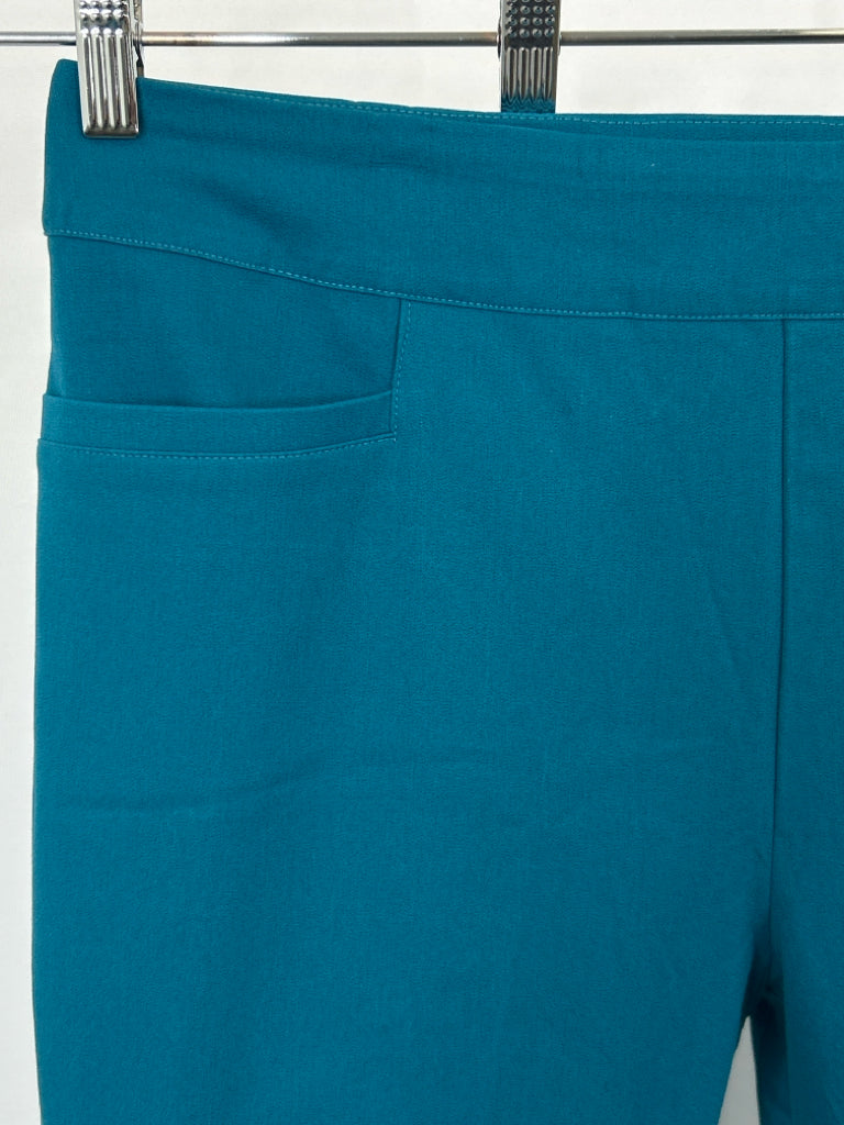 SOFT SURROUNDINGS Size L Teal Pants NWT