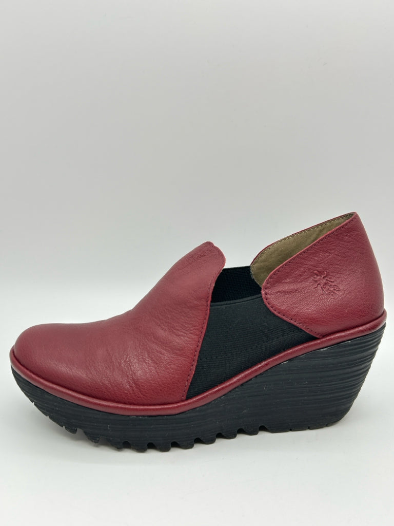 FLY LONDON Women Size 38 Red Shoes