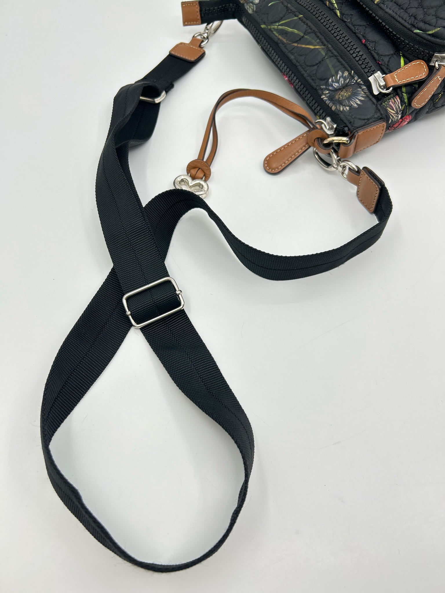 BRIGHTON Black Floral Women Purse