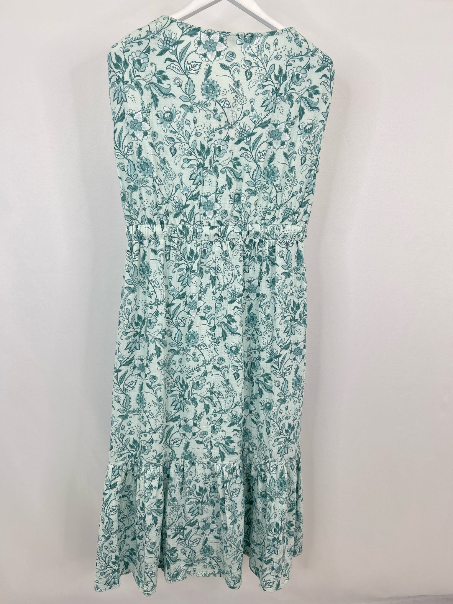WONDERLY Size 6 turquoise print Women Dress