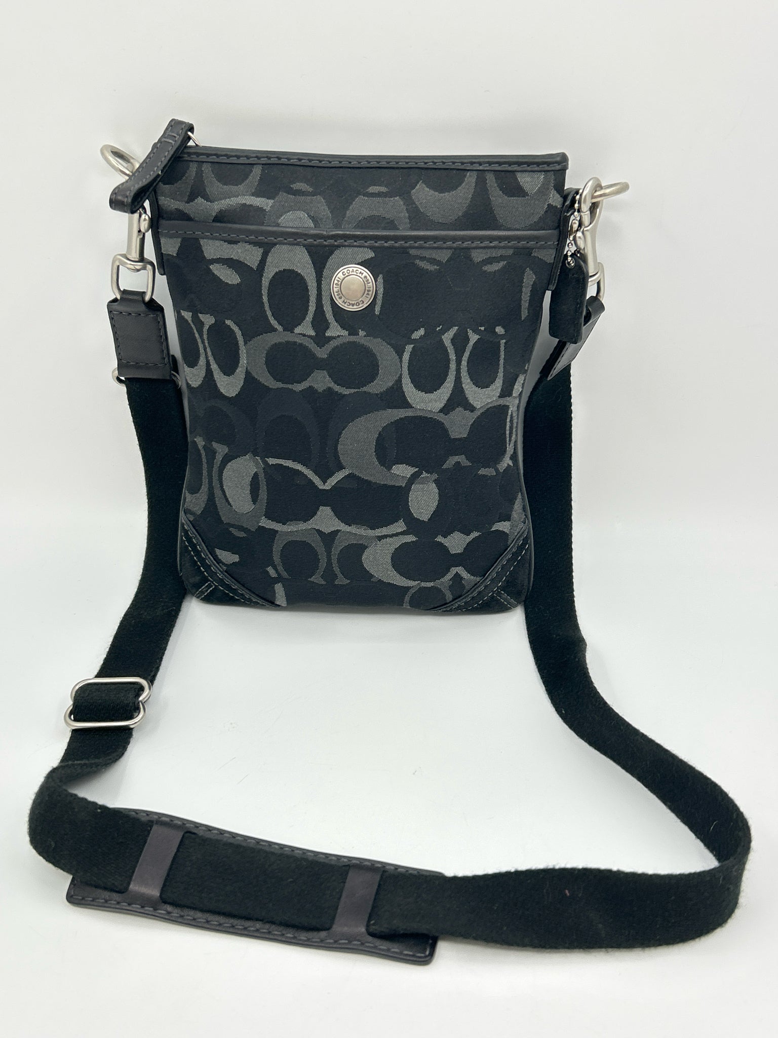 COACH black and grey Women Purse