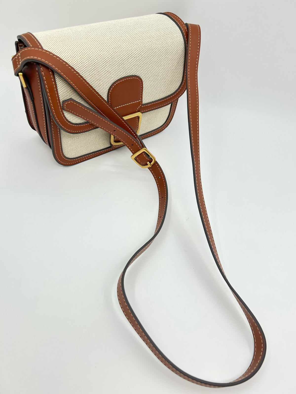 MNG Natural and Brown Women Purse