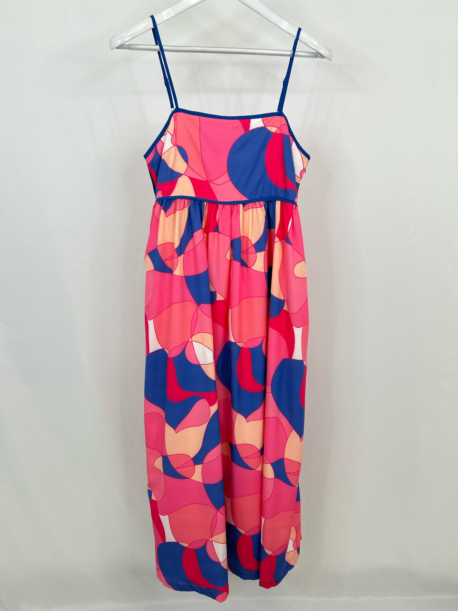TCEC Size M Pink and Blue Women Dress