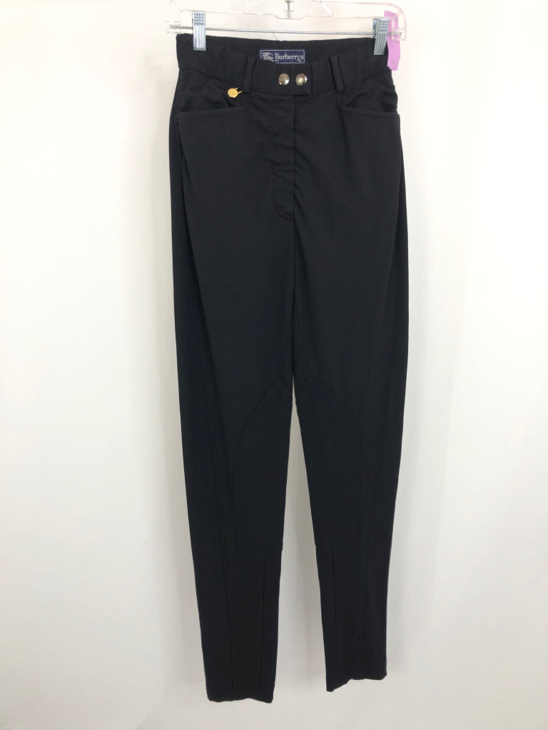 BURBERRY Women Size 6 Black Pants