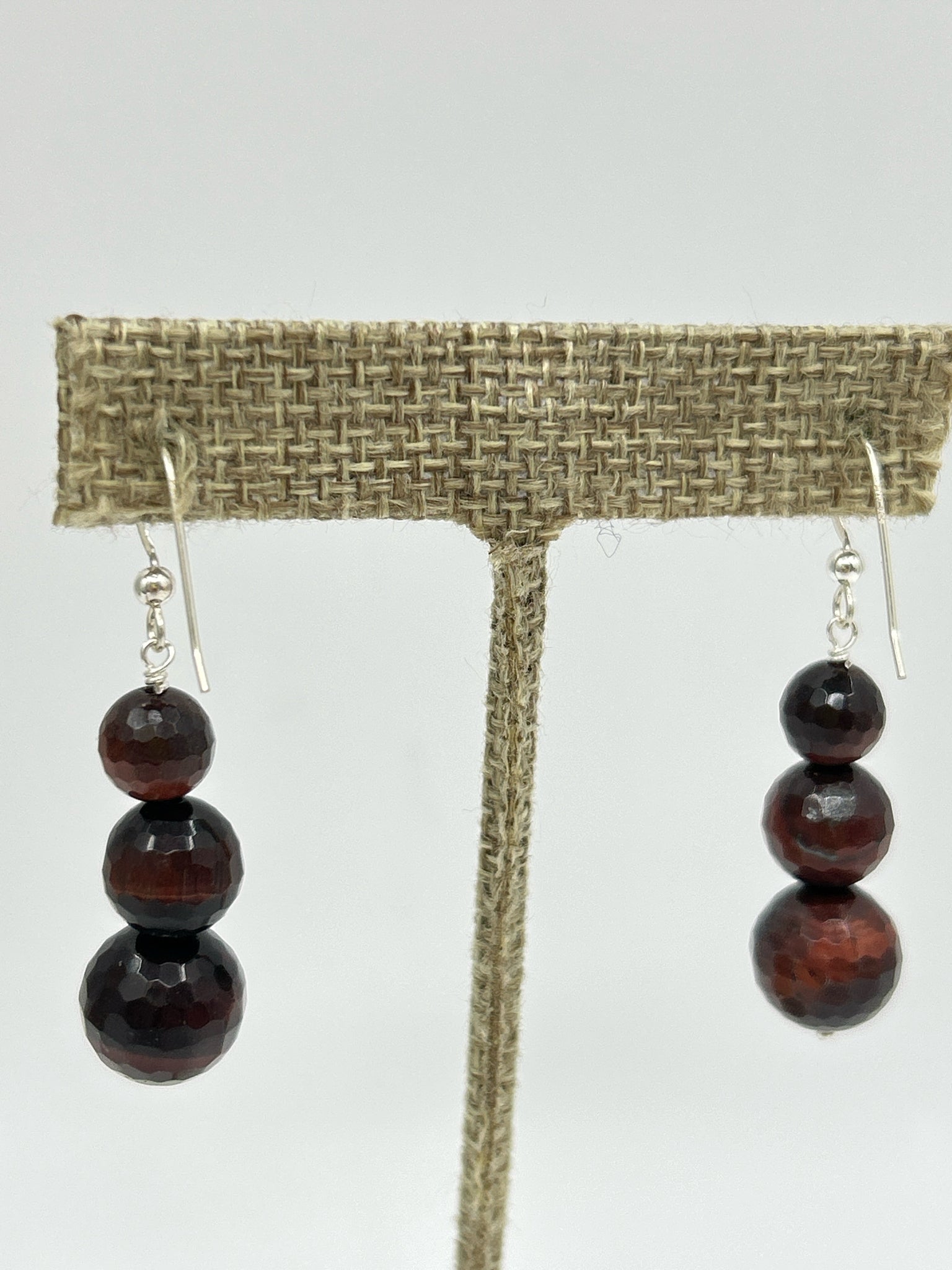 JAY KING Burgundy Jewelry Set