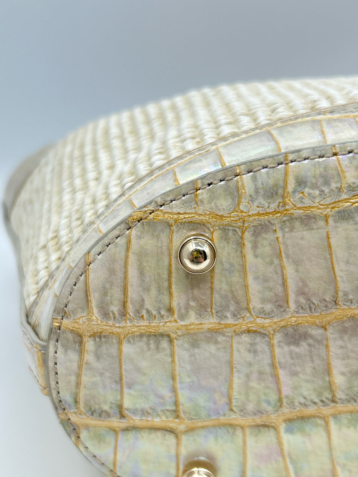 BRAHMIN Cream Women Purse