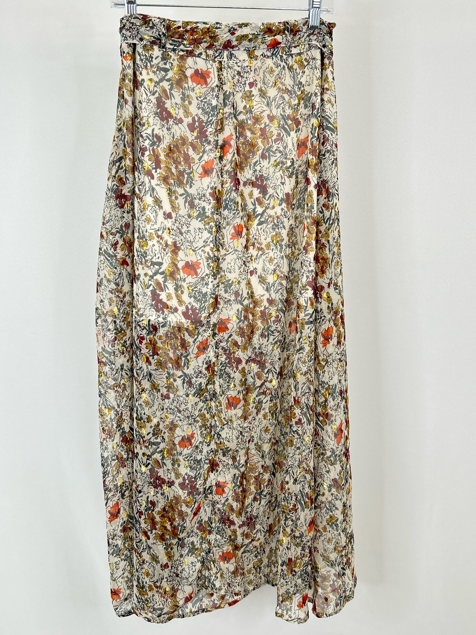 RAGA Size L MAROON PRINT Women Skirt