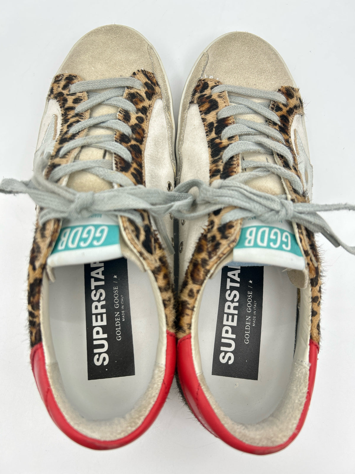 GOLDEN GOOSE Size 38 Animal Print Women Sneakers