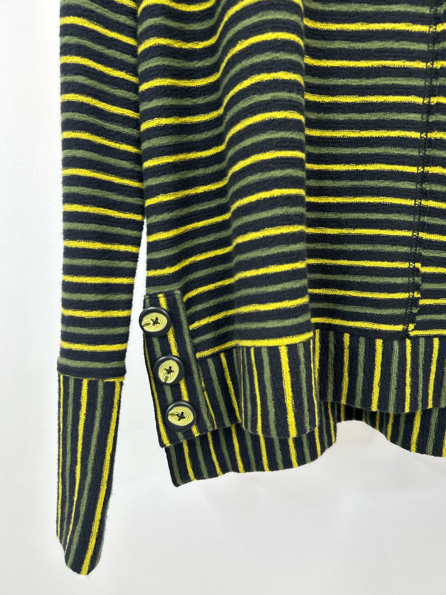 HABITAT Size S Green Striped Women Top