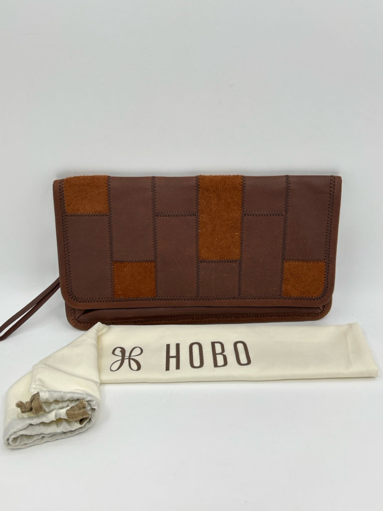 HOBO Brown and Tan Clutch