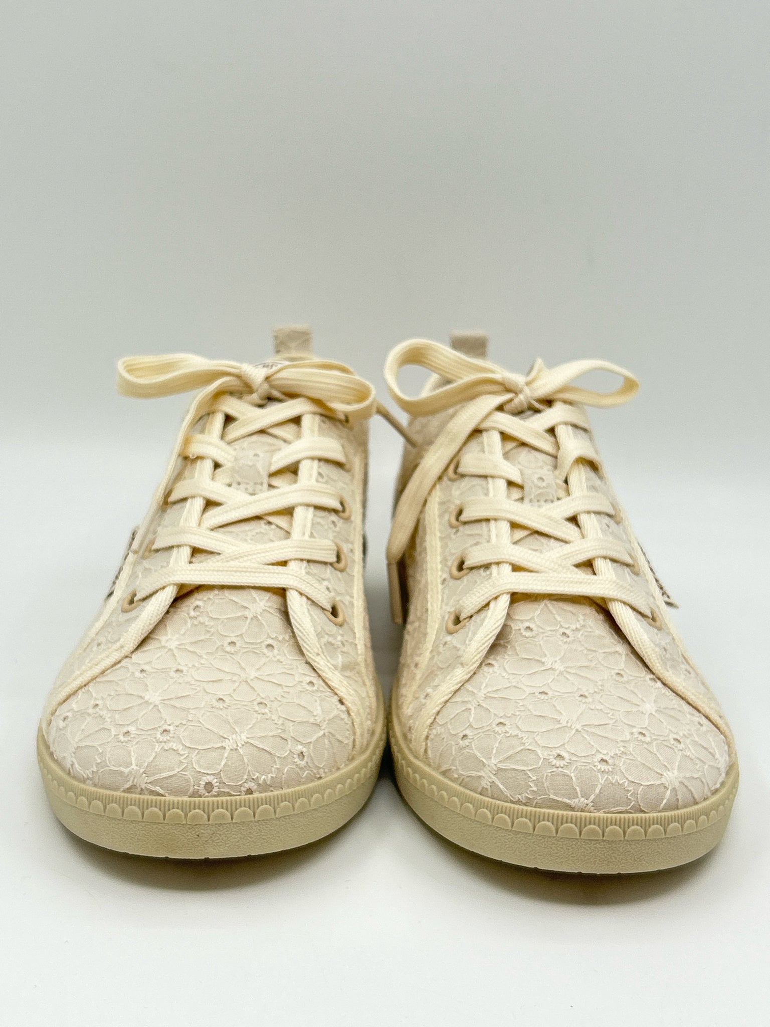 SAM & LIBBY Size 8.5 LINEN Women Sneakers