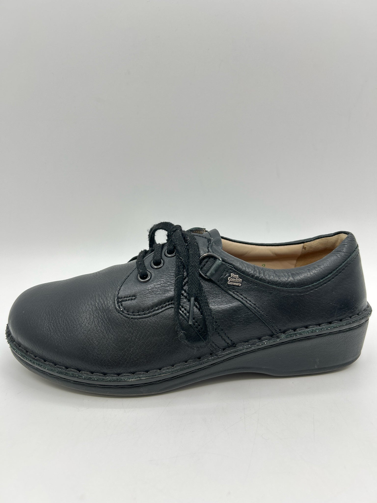 FINN COMFORT Size 38/8 Black Women Shoes