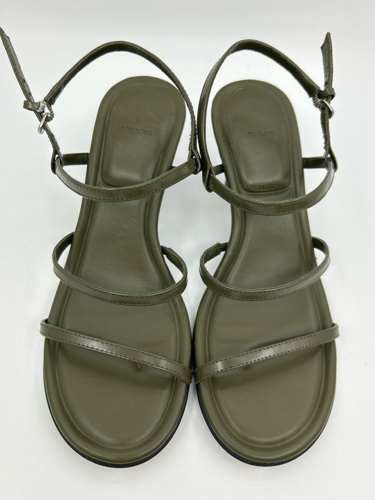 VINCE Size 6.5 OLIVE Women Sandal