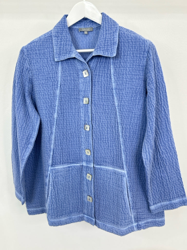 HABITAT Women Size S Blue Jacket