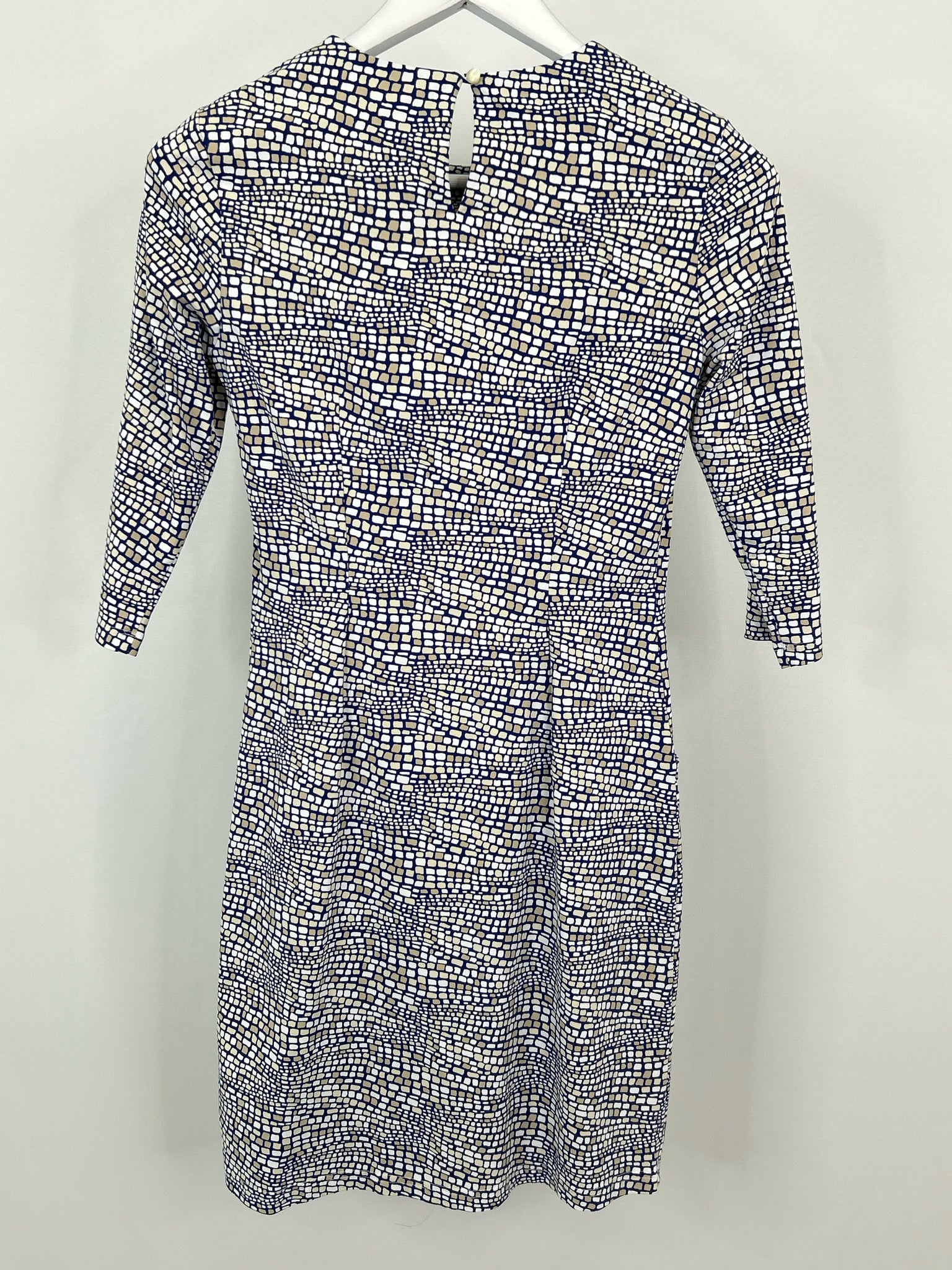 J MCLAUGHLIN Size XS Navy Print Women Dress