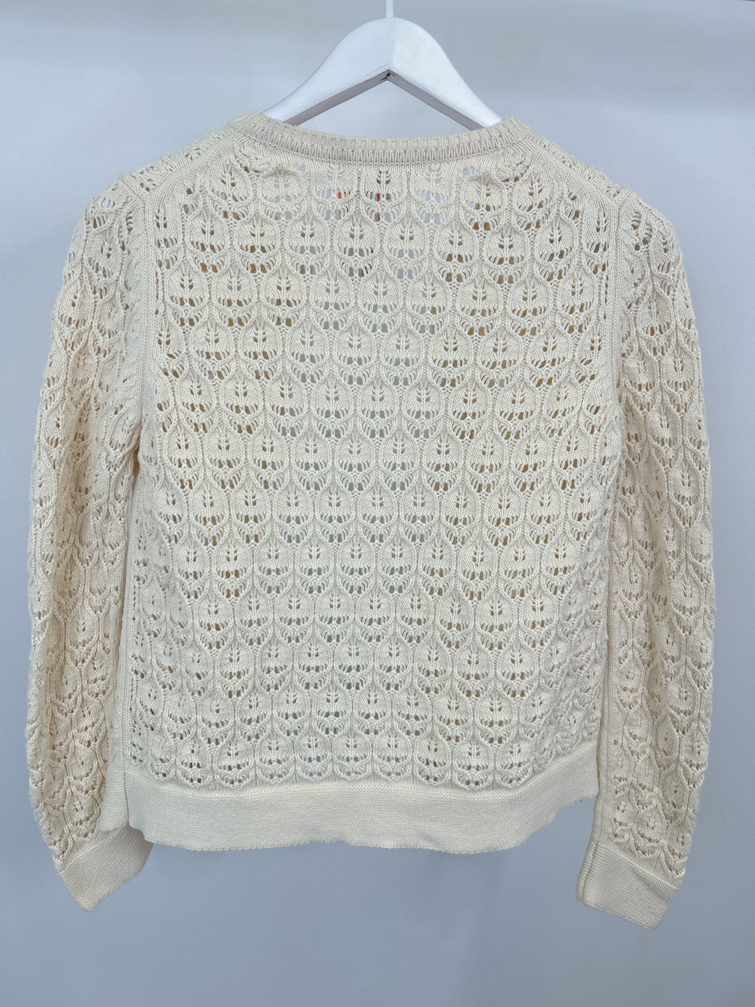 BODEN Size S Cream Women Cardigan