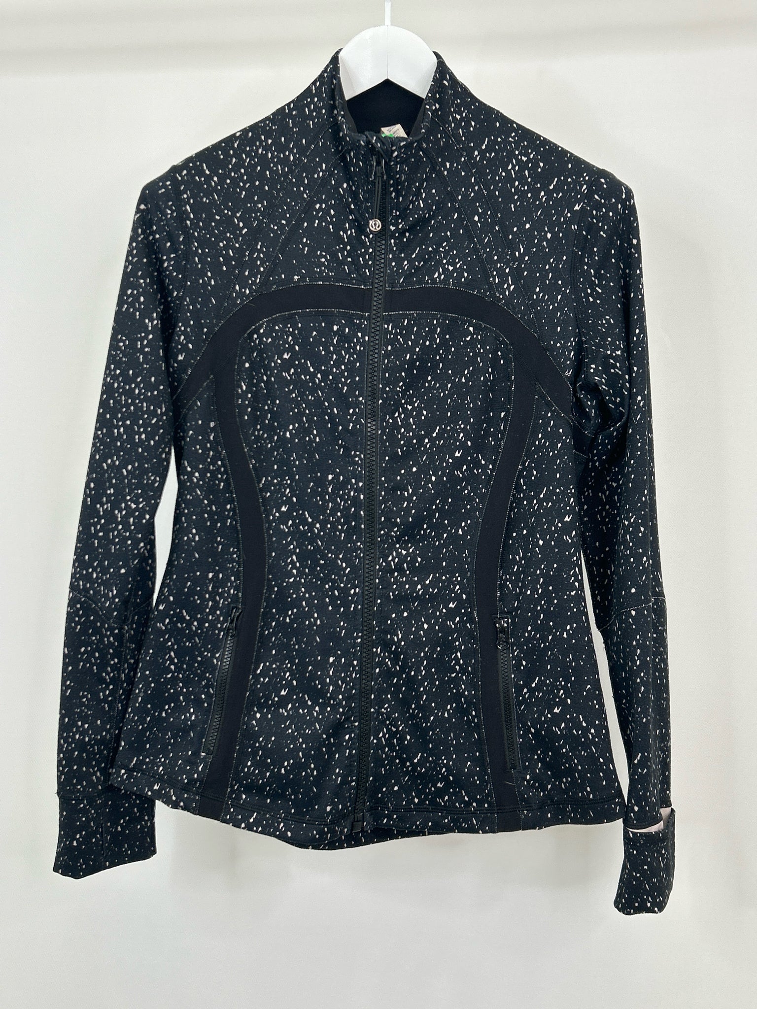 LULULEMON Size 12 Black and White Women Jacket