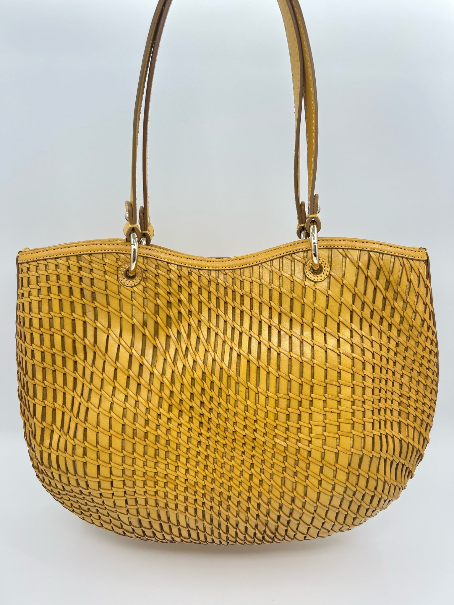 COLE HAAN Yellow Women Tote
