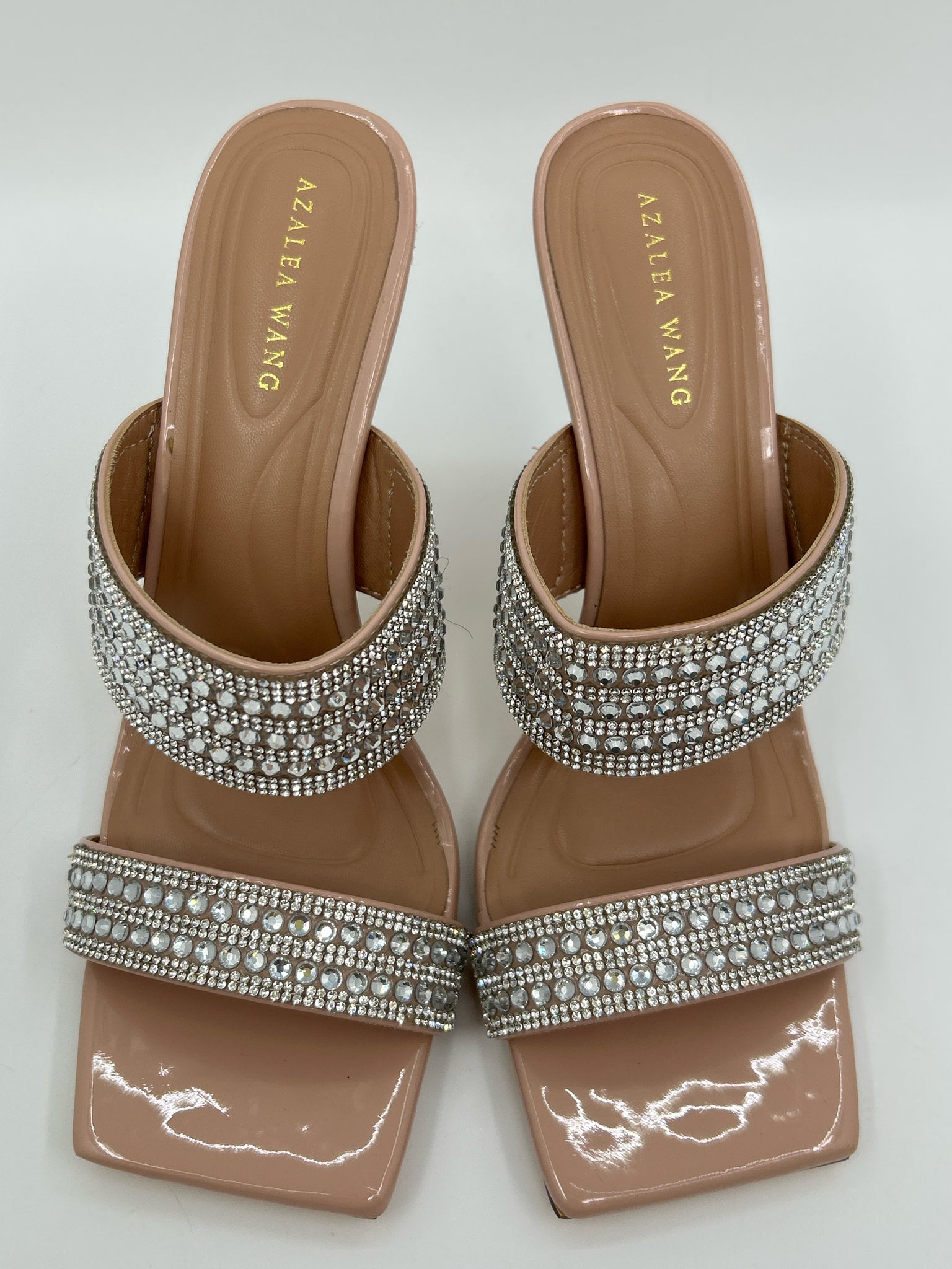 Azalea Wang Size 9 nude Women's Sandal
