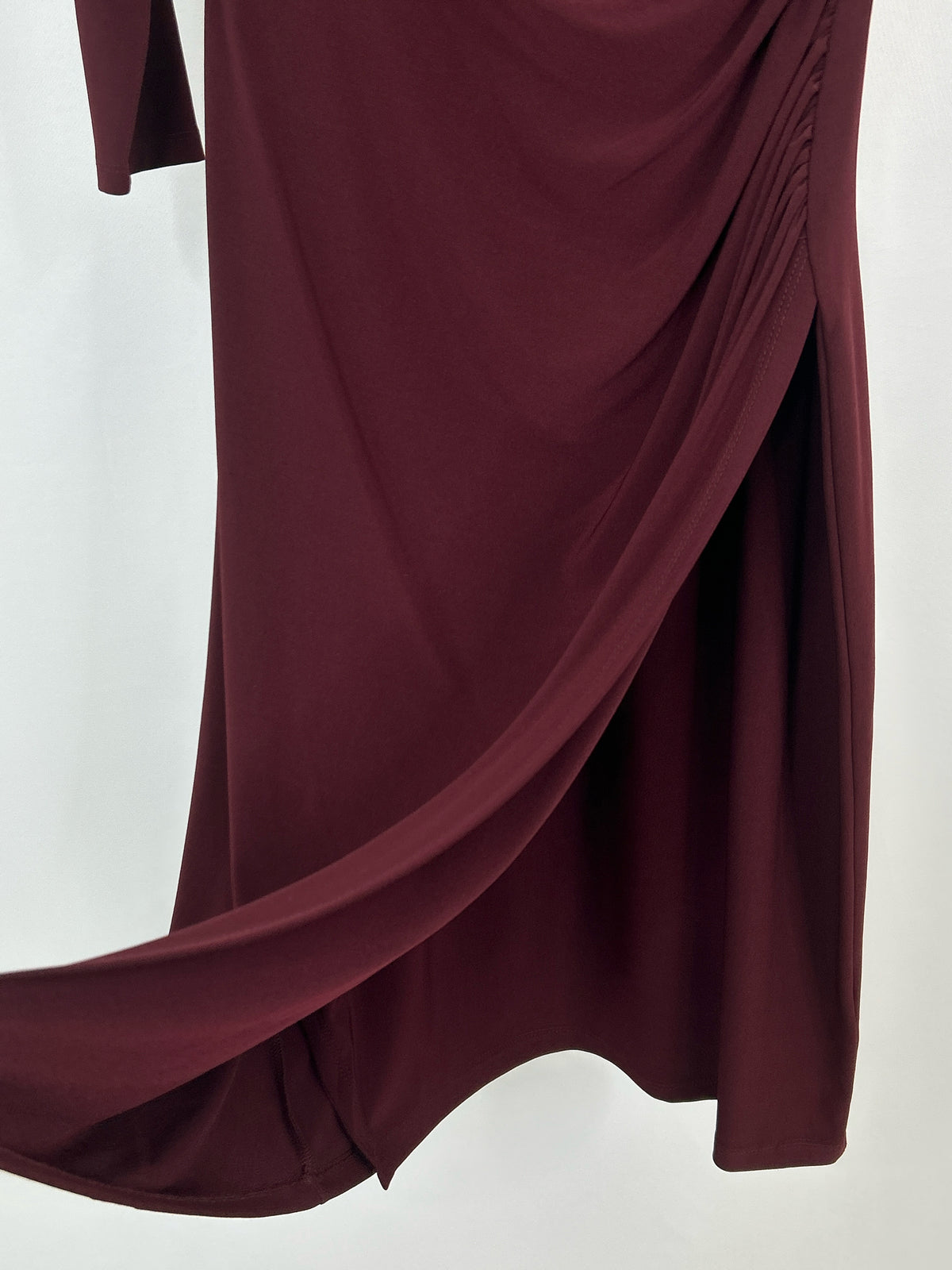 Lauren Ralph Lauren Size 6 Burgundy Women Dress
