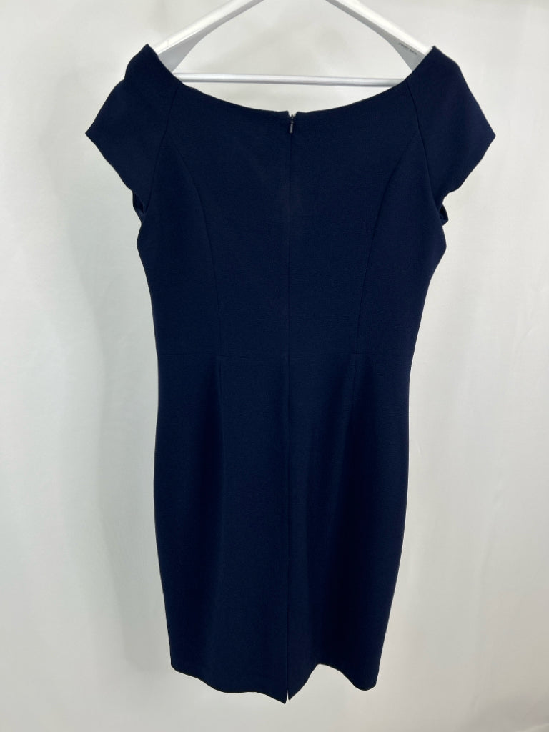 SAKS FIFTH AVENUE Size 14 Navy Women's Dress