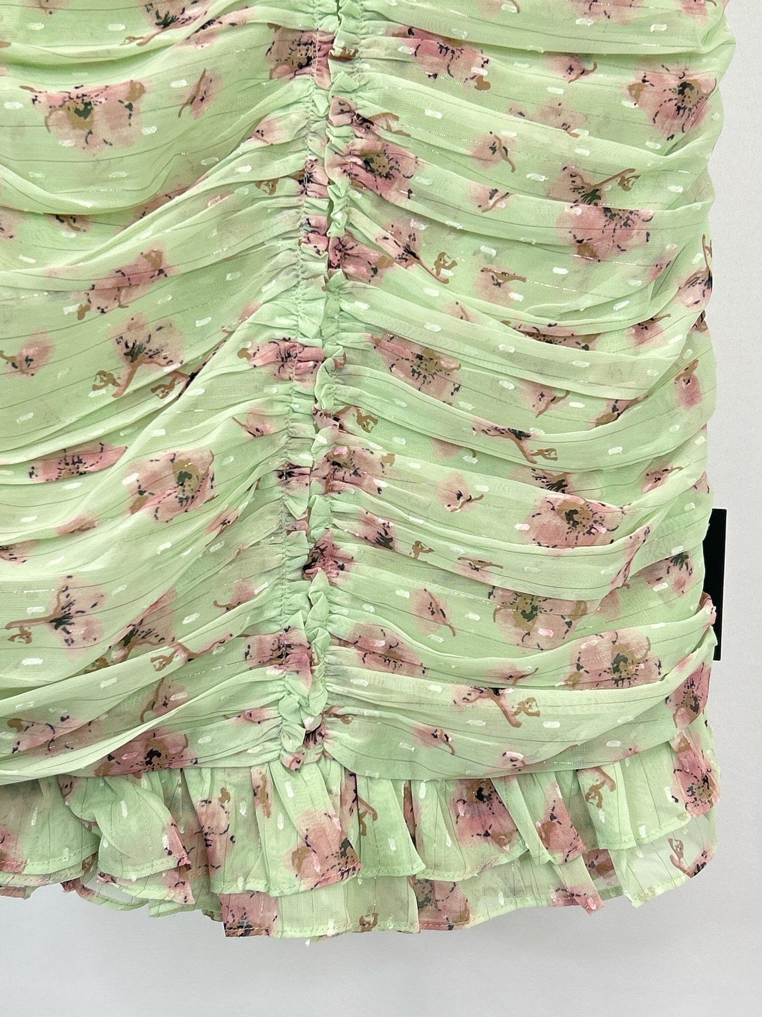 LULU'S Size M Green Floral Women Dress NWT