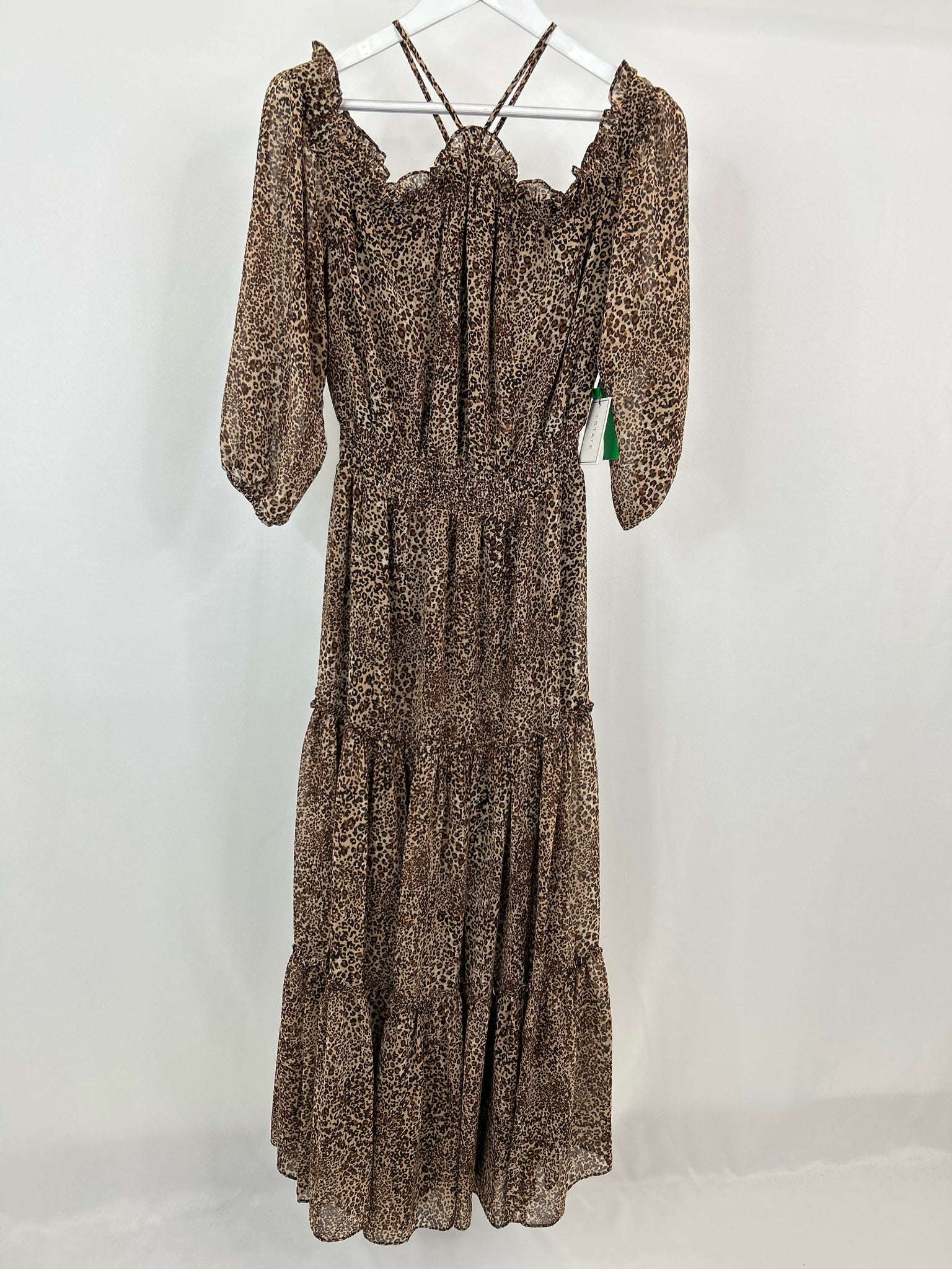 1. STATE Size M BROWN & BLACK Women Dress