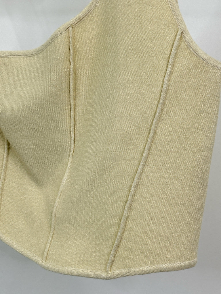 ANTHROPOLOGIE Size L Cream Women's Tank Top