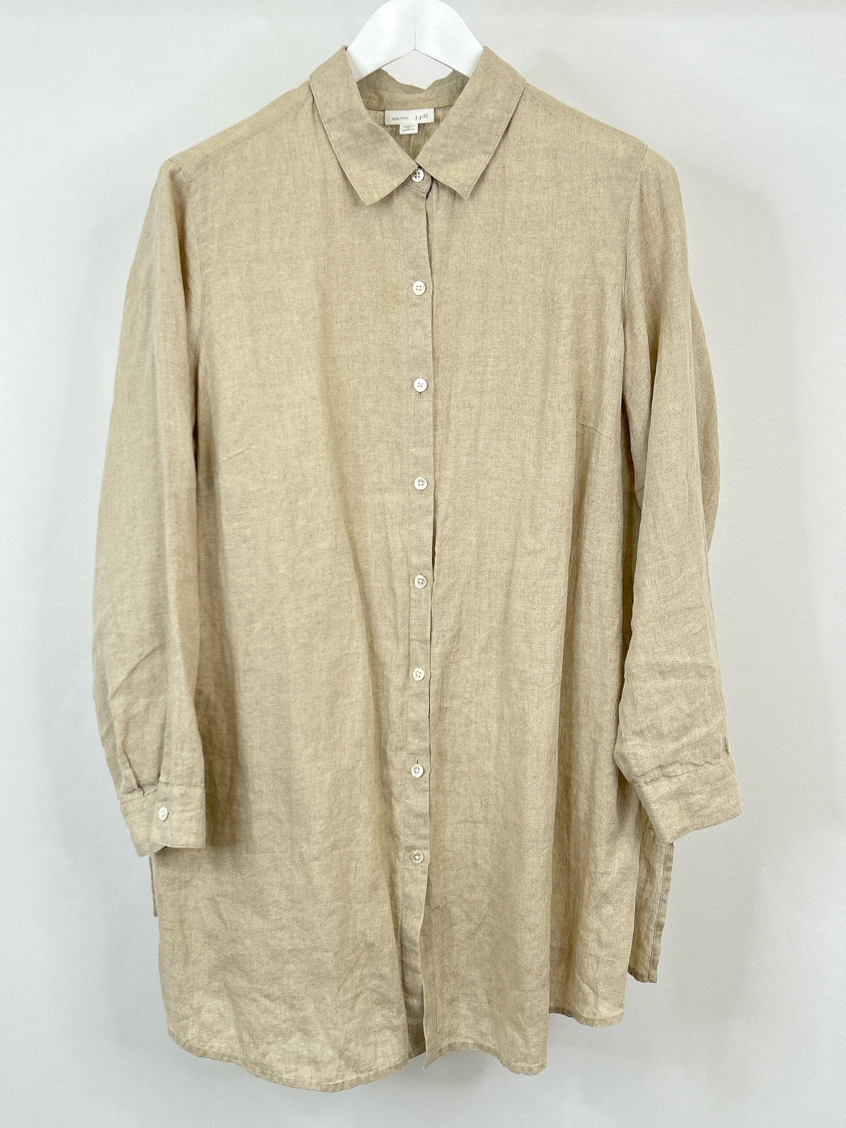 J. Jill Size 1X Beige Women Tunic