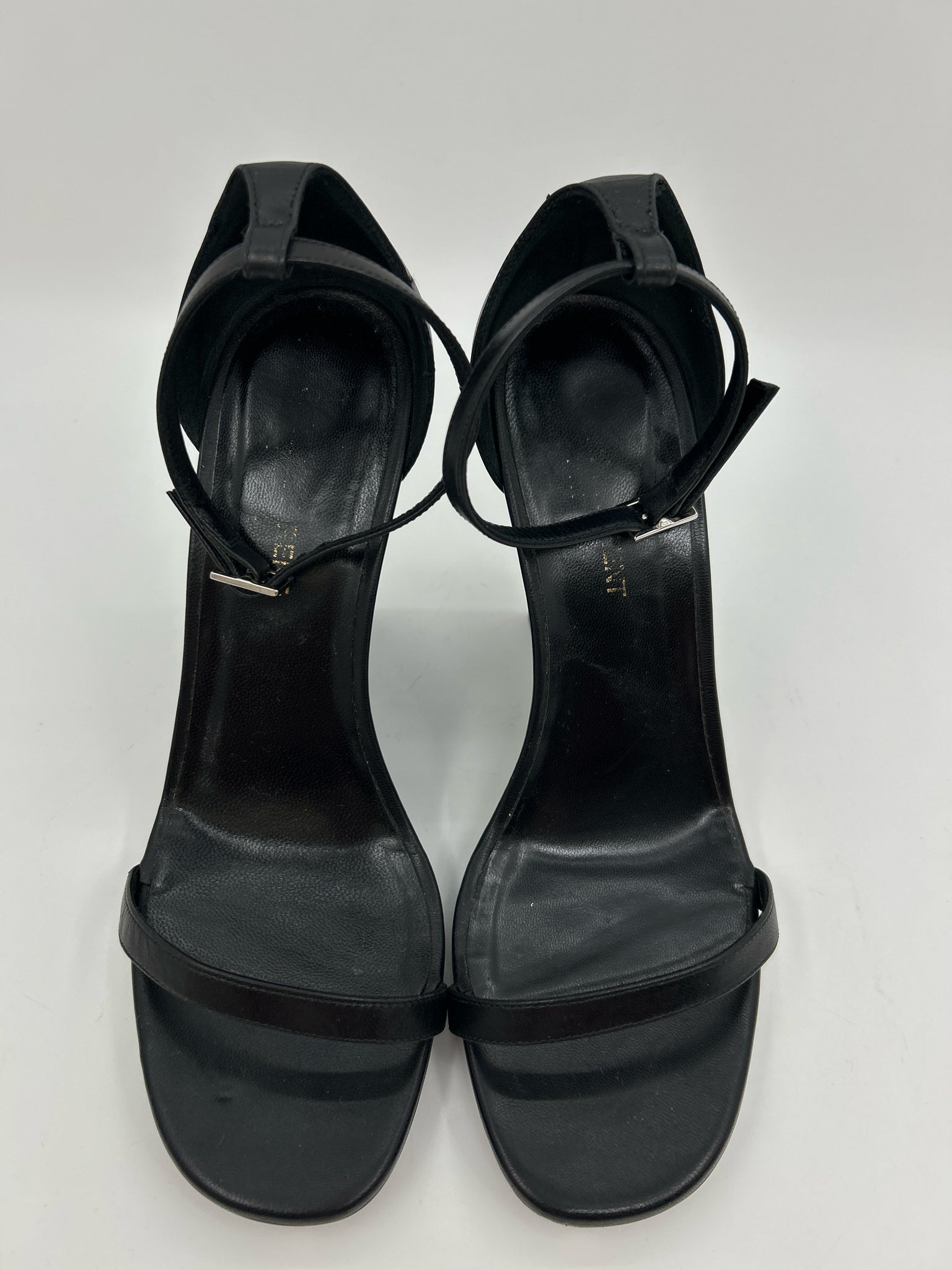 SAINT LAURENT Size 38.5 Black Women Sandal