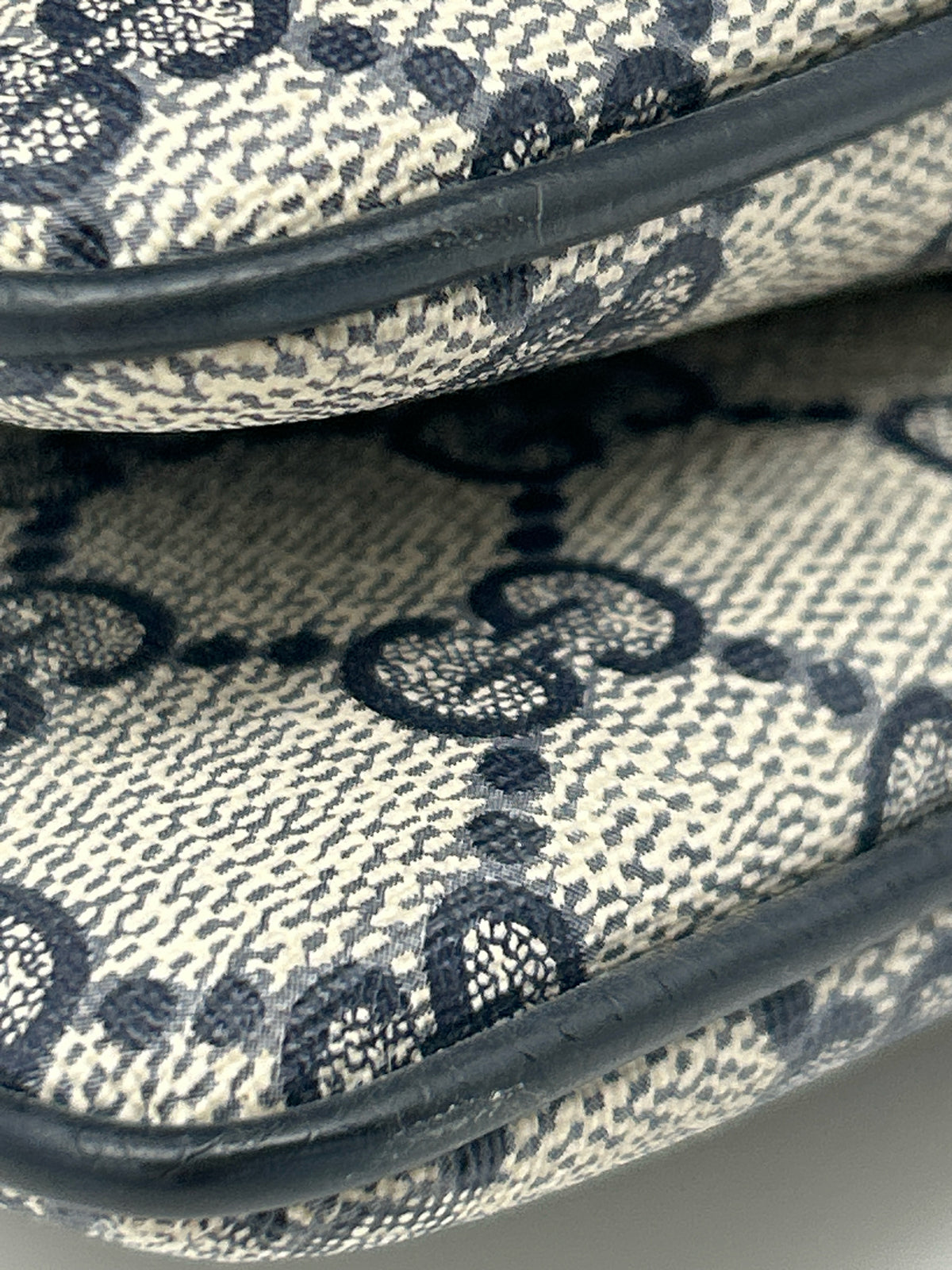 GUCCI Blue Monogram Women Purse