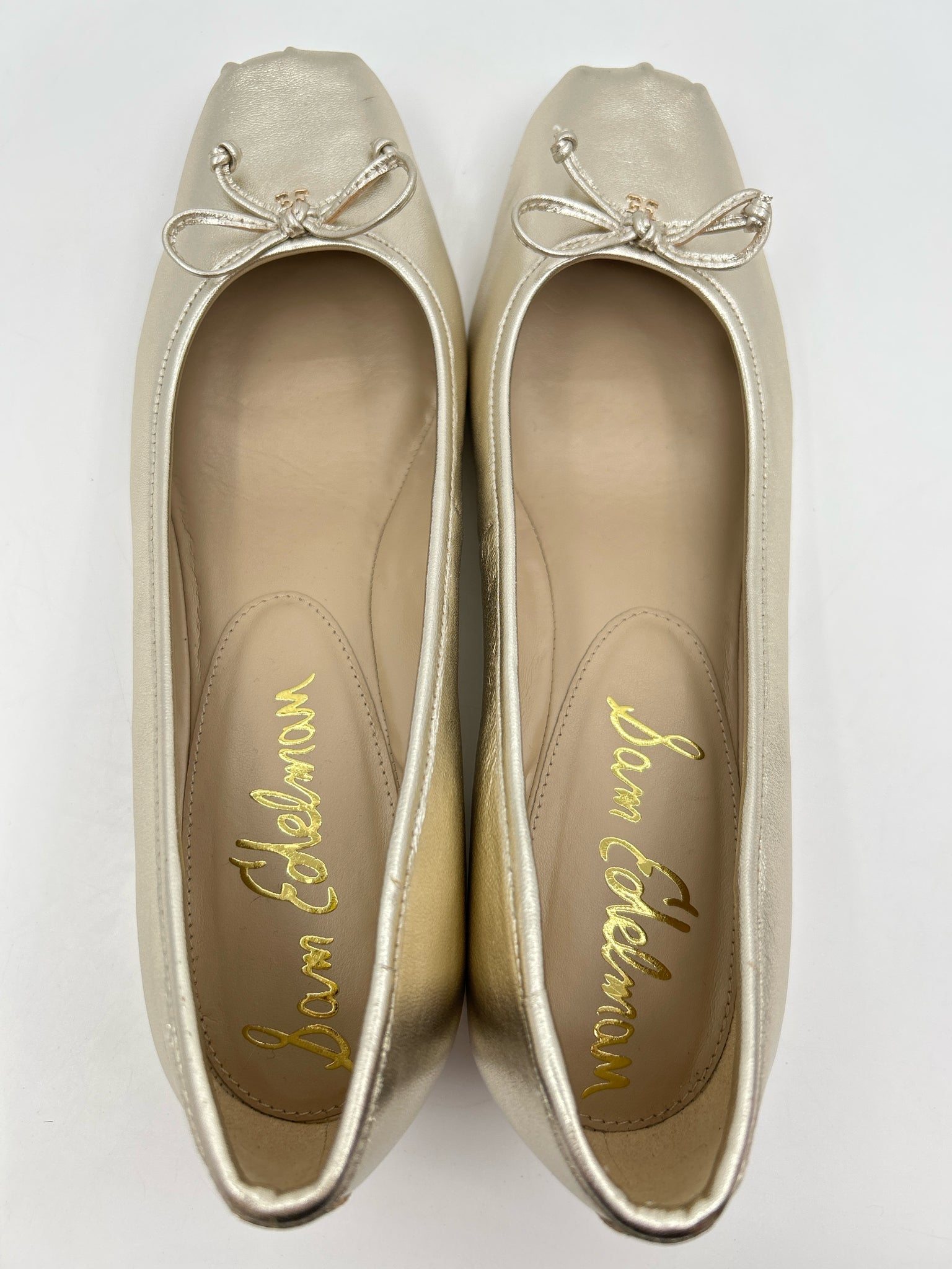 SAM EDELMAN Size 10 gold metallic Women Pumps