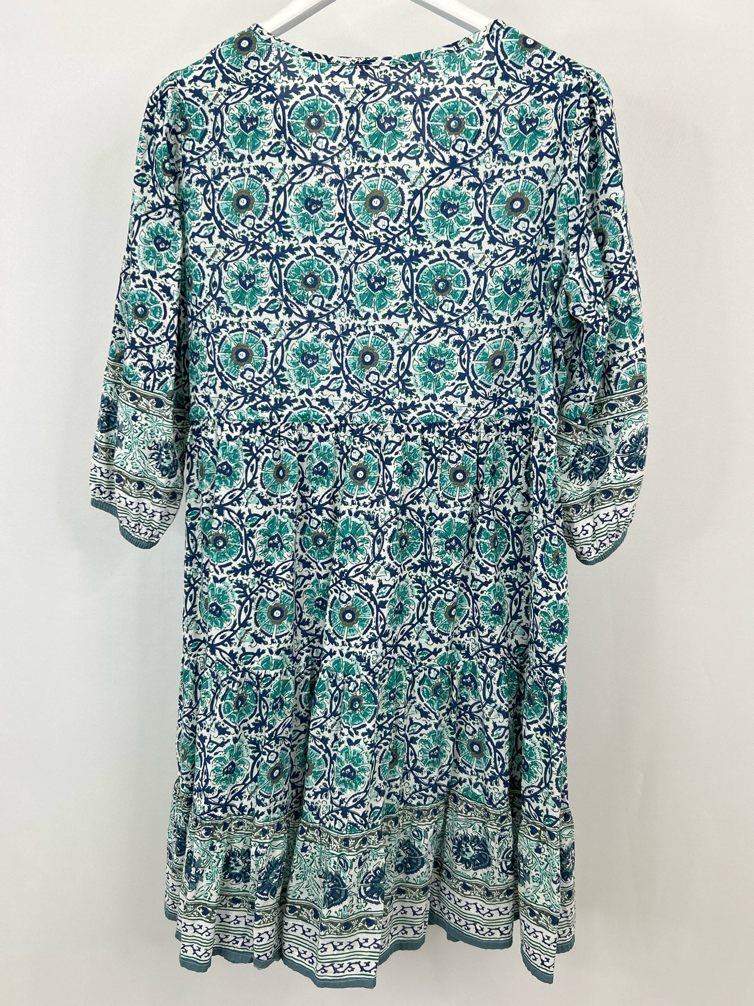 SOFT SURROUNDINGS Size M Green and Blue Women's Dress