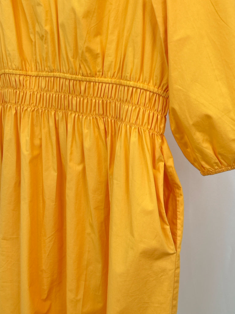 TALBOTS Size 18 Yellow Orange Women's Dress NWT