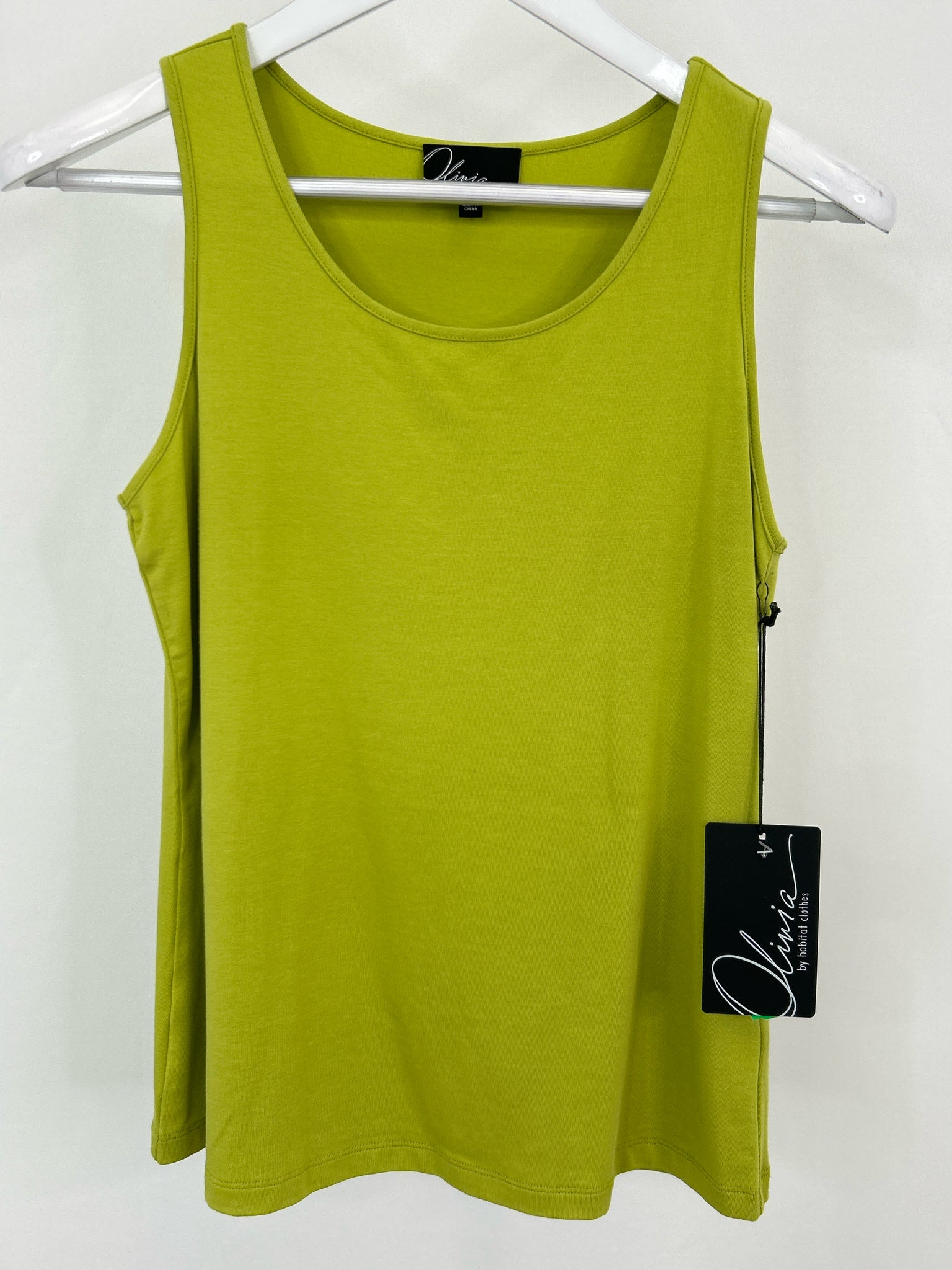 OLIVIA BY HABITAT CLOTHES Size S PEAR Women Tank Top
