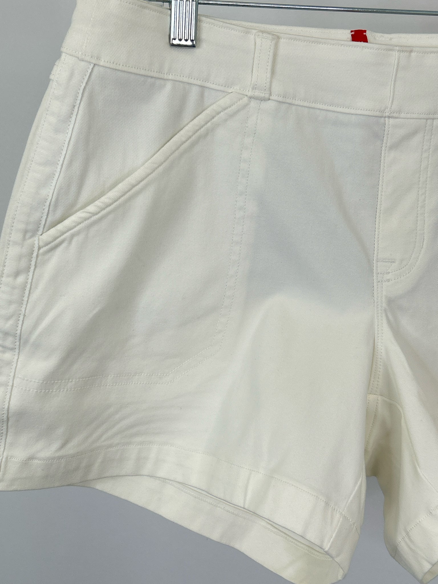 SPANX Size L White Women Shorts