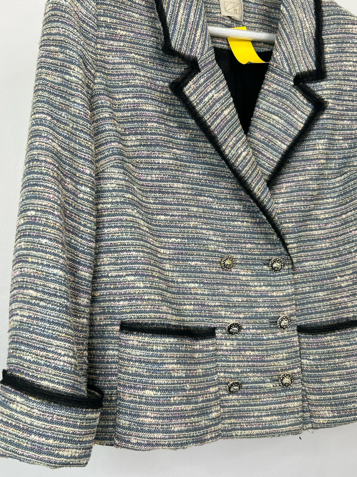 COQUILLE Size XS/S Blue Print Women Blazer