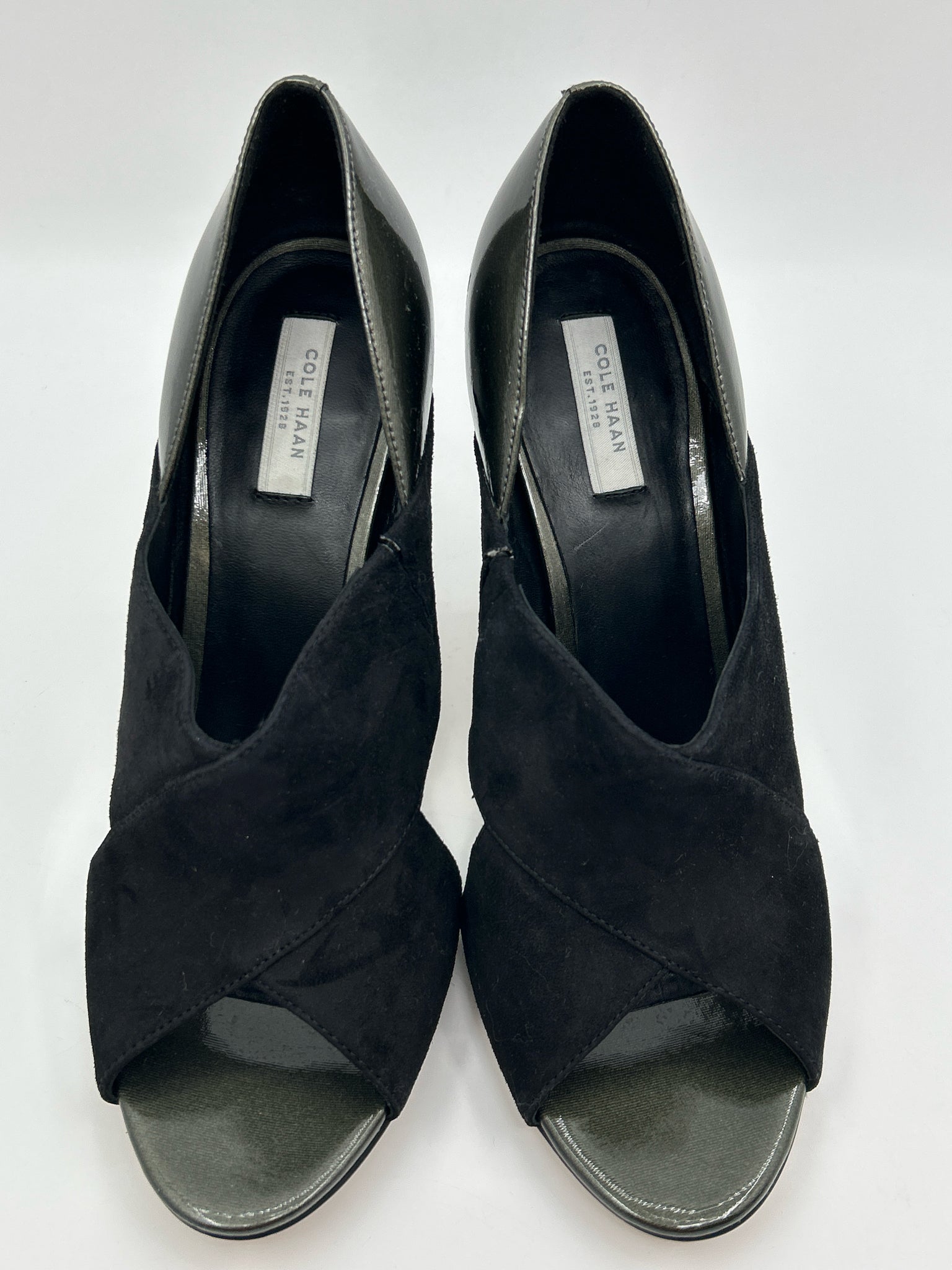 COLE HAAN Size 8.5B GREEN & BLACK Women Pumps