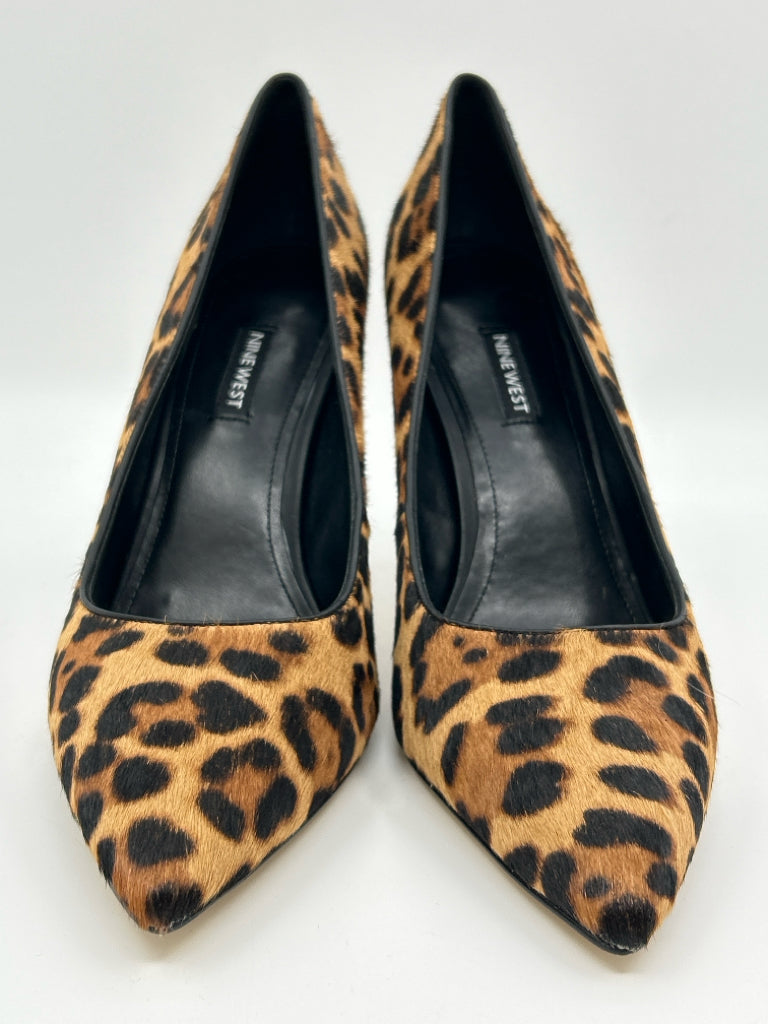 NINE WEST Women Size 11M Animal Print Pumps