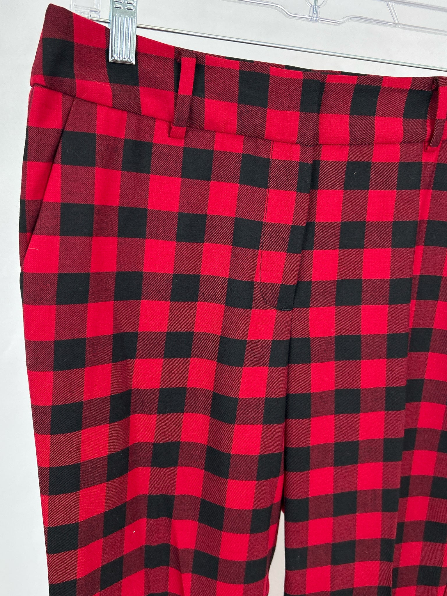TALBOTS Size 6 Red & Black Women Pants