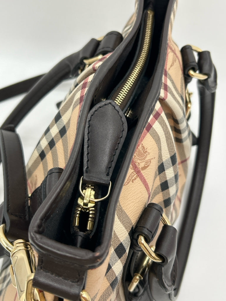 BURBERRY TAN AND BROWN Purse