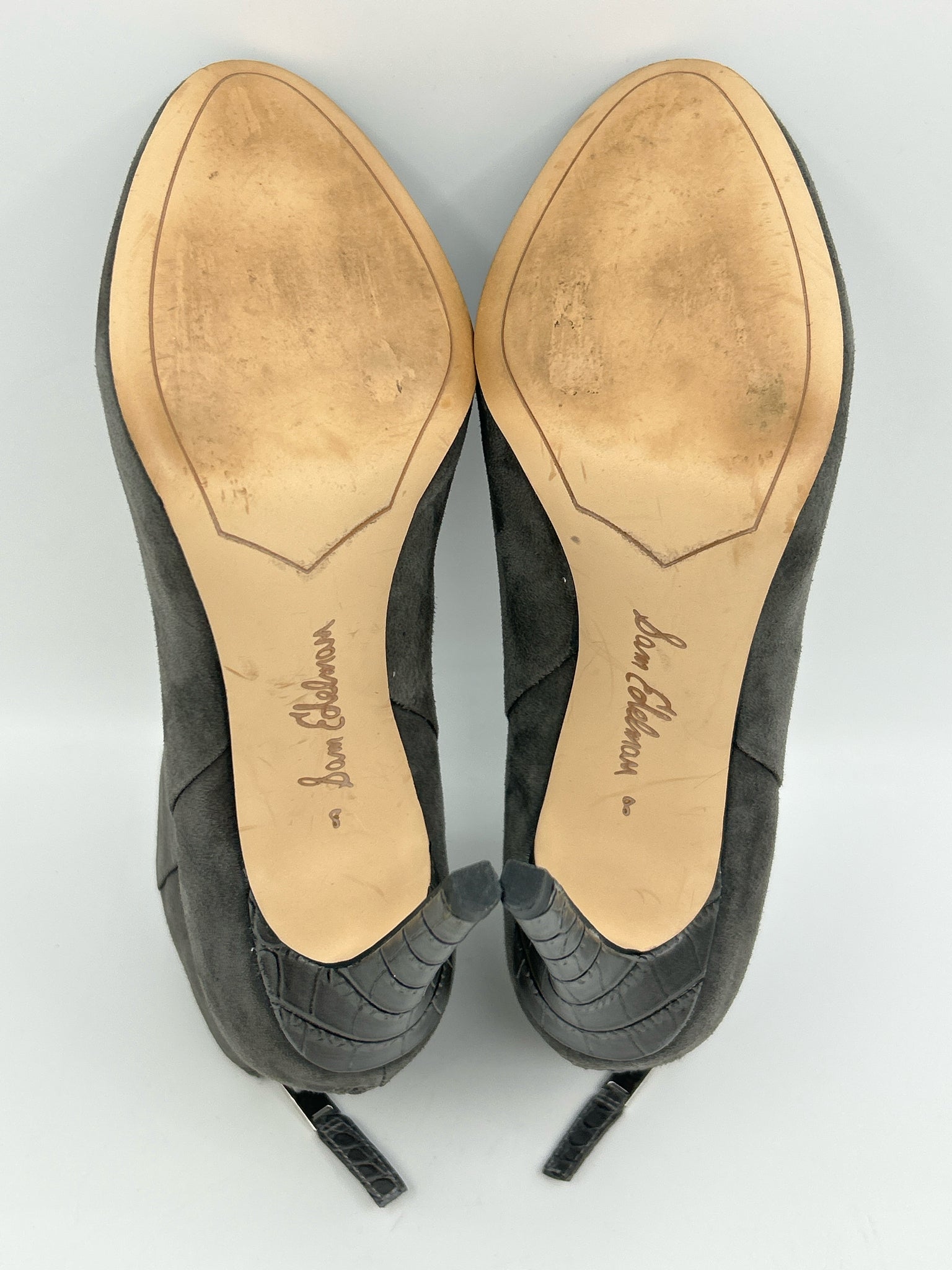 SAM EDELMAN Size 8M Gray Women Booties