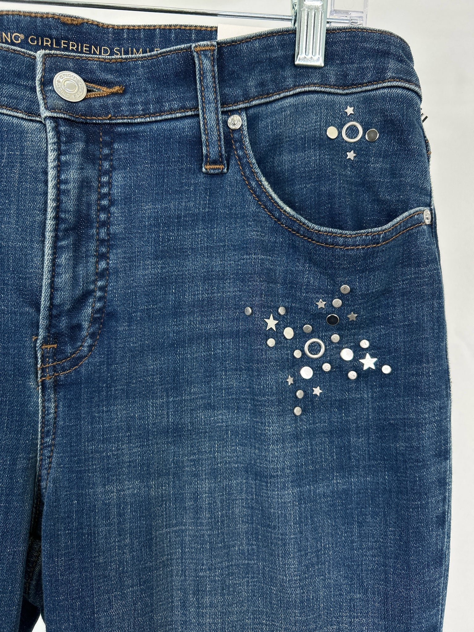 CHICO'S Size 8 BLUE DENIM Women jeans