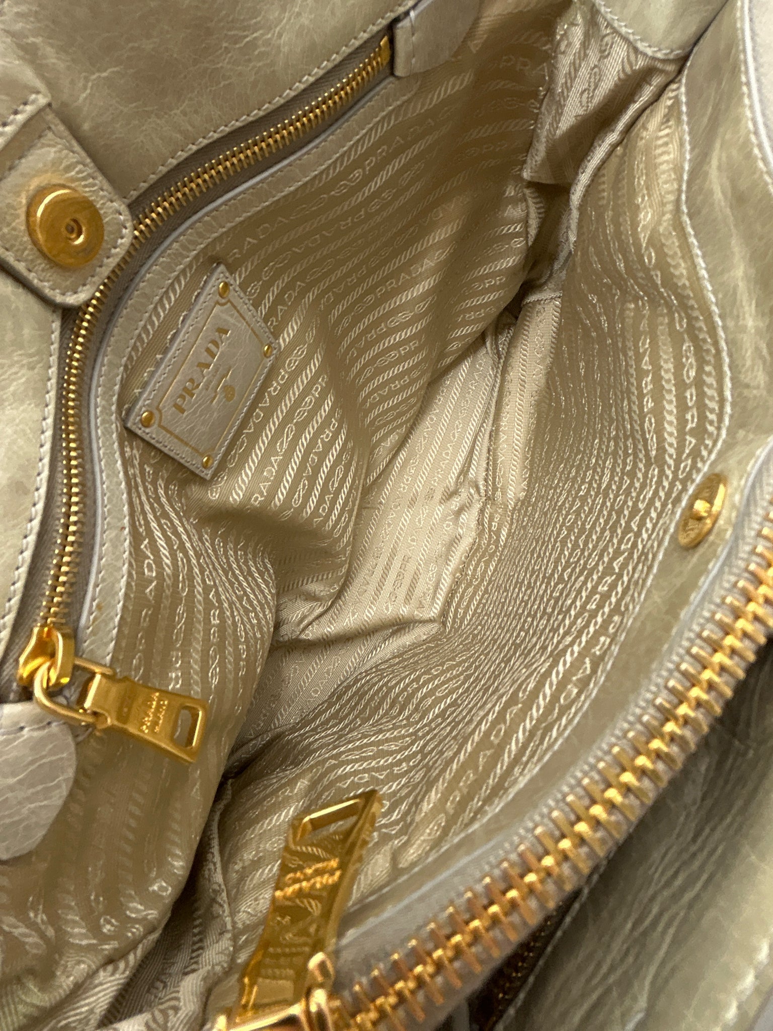 PRADA Beige Women Purse